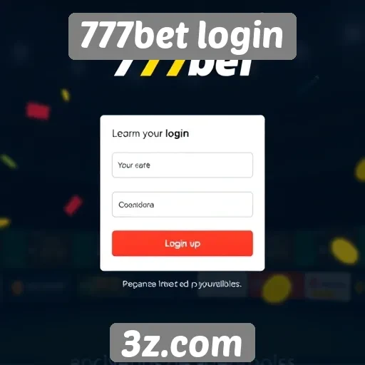 Como fazer login no site 777bet